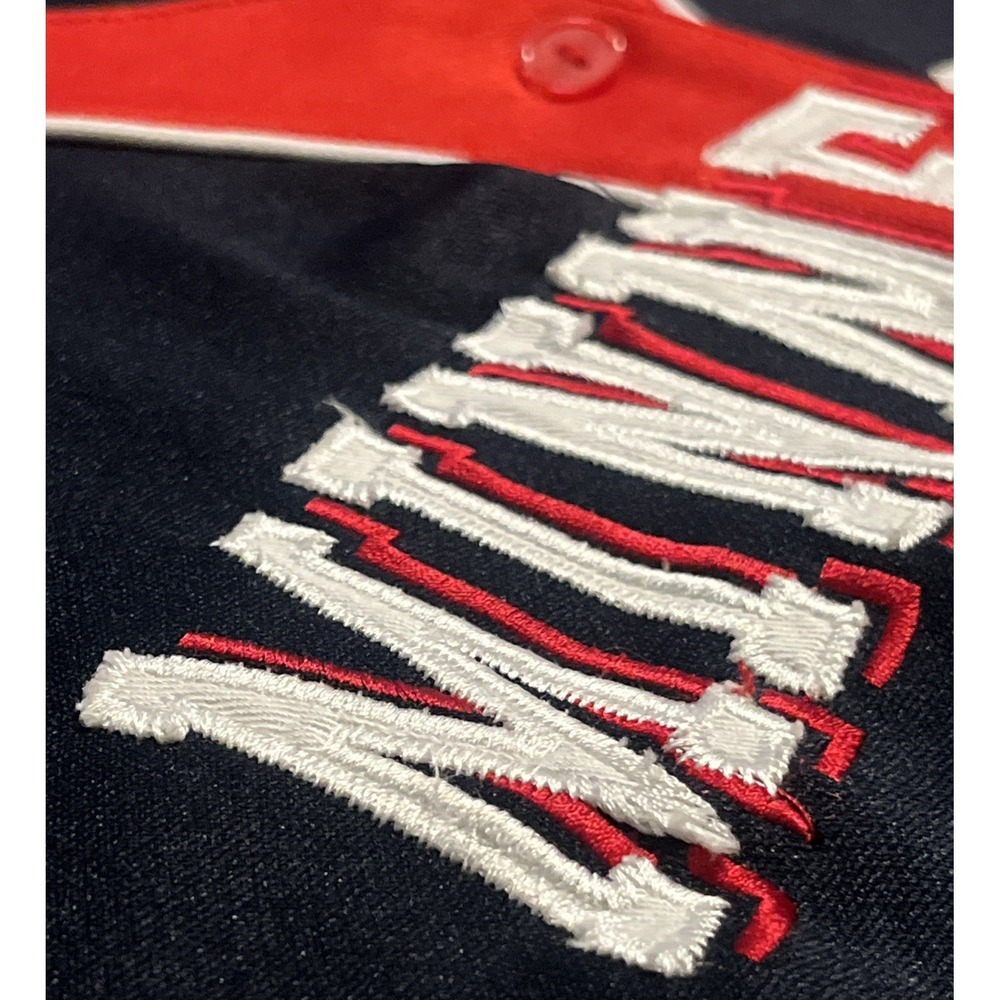 Minnesota Twins Women's Embroidered Button Up Jersey‎ Medium Fitted MLB Stitched
